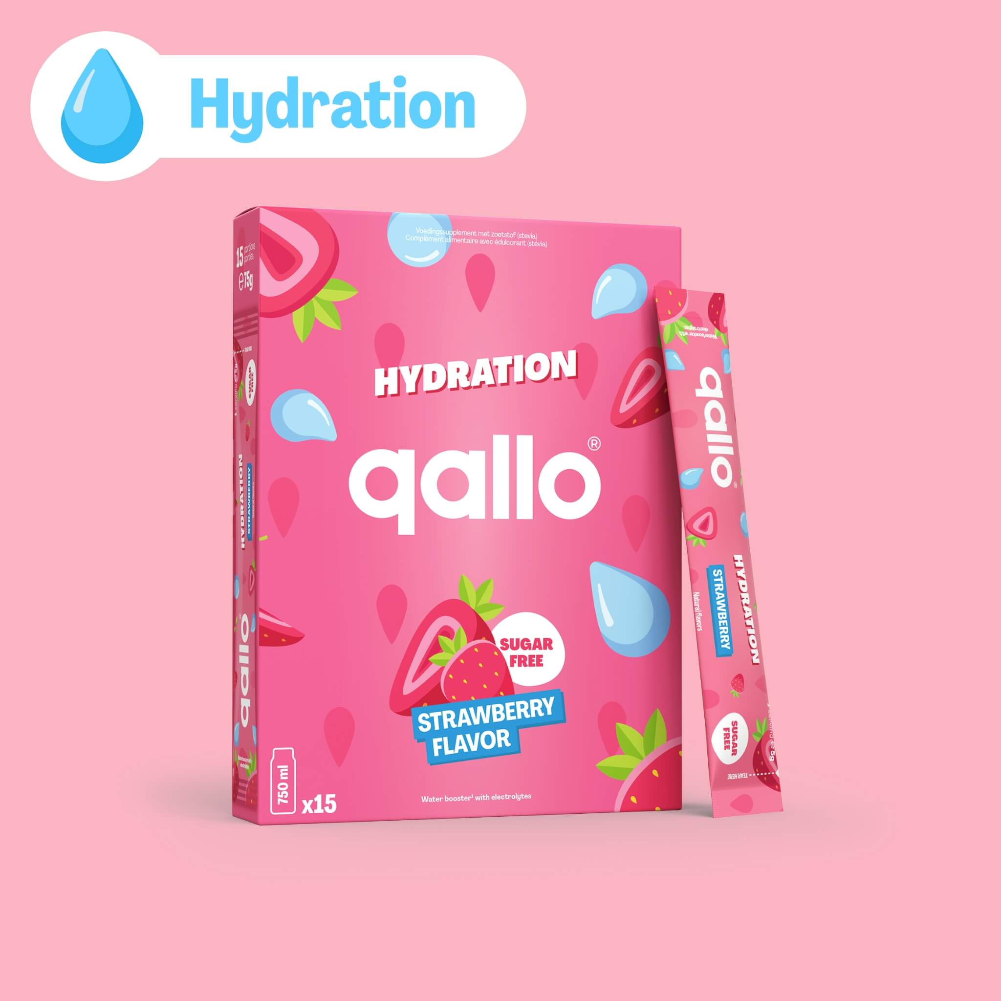 Hydration Strawberry Sachets
