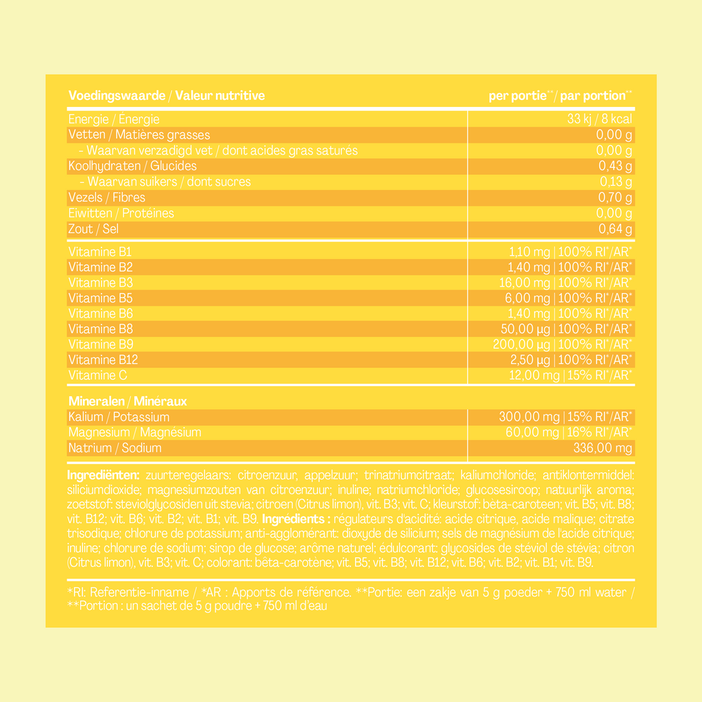 Hydration Lemon Zakjes