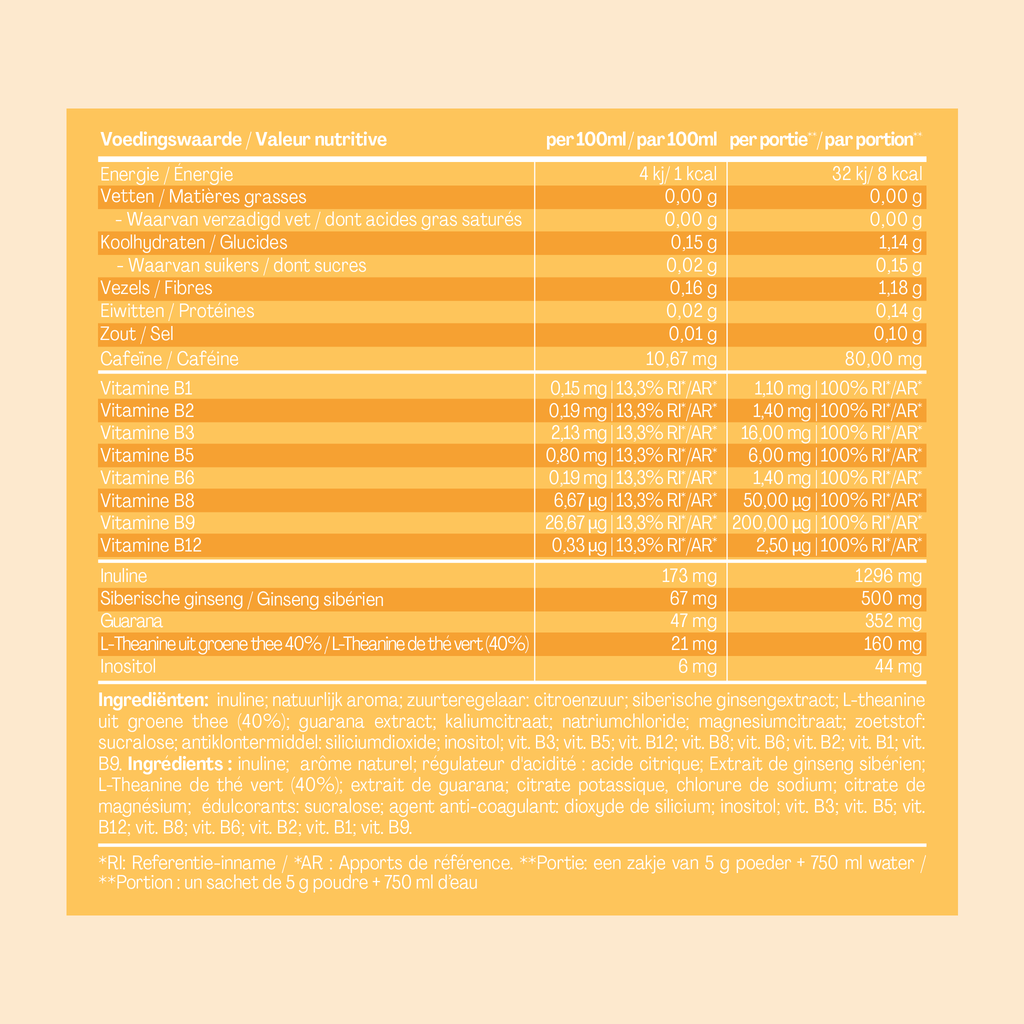 Energy Tropical Fruits Sachets