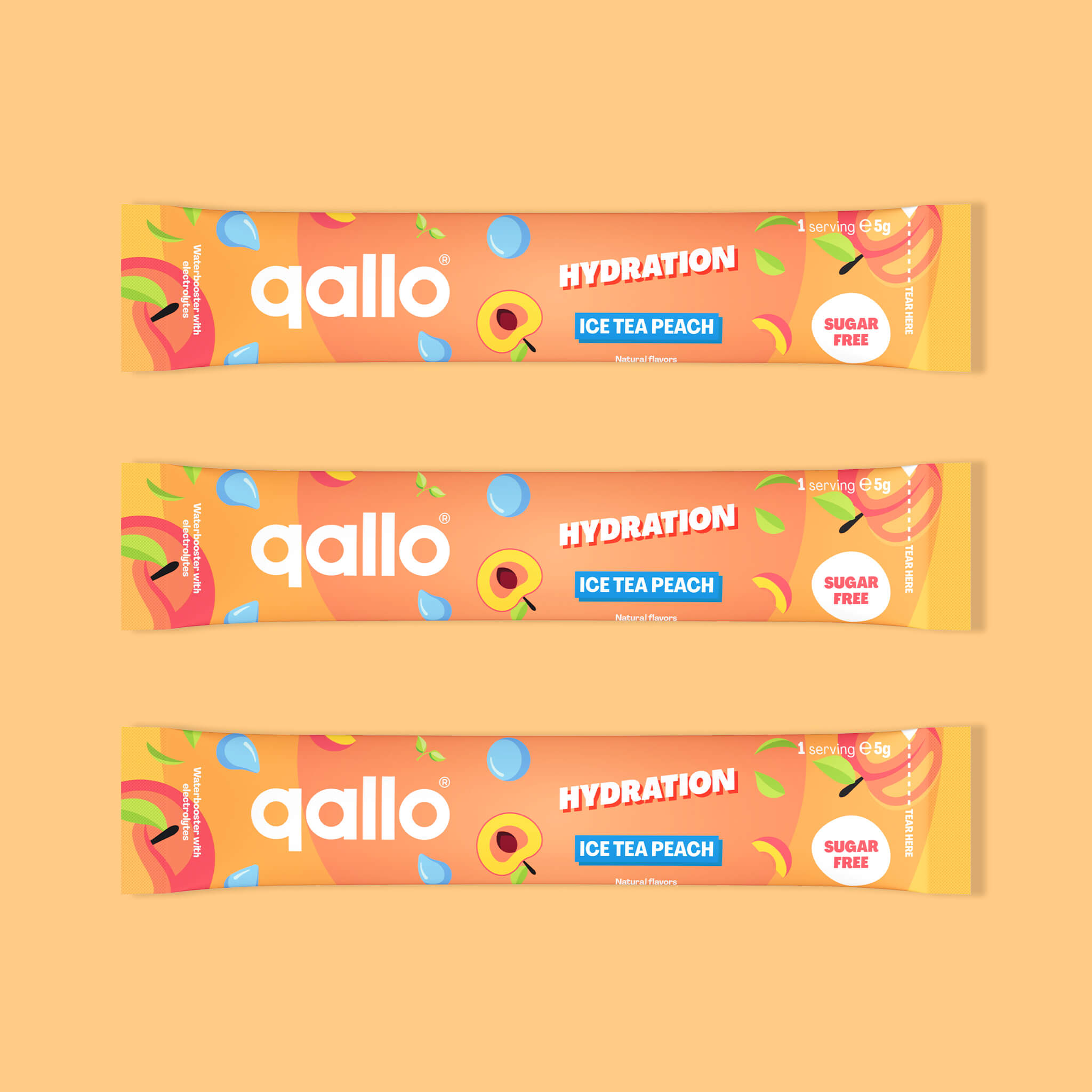 Hydration Ice Tea Peach Sachets