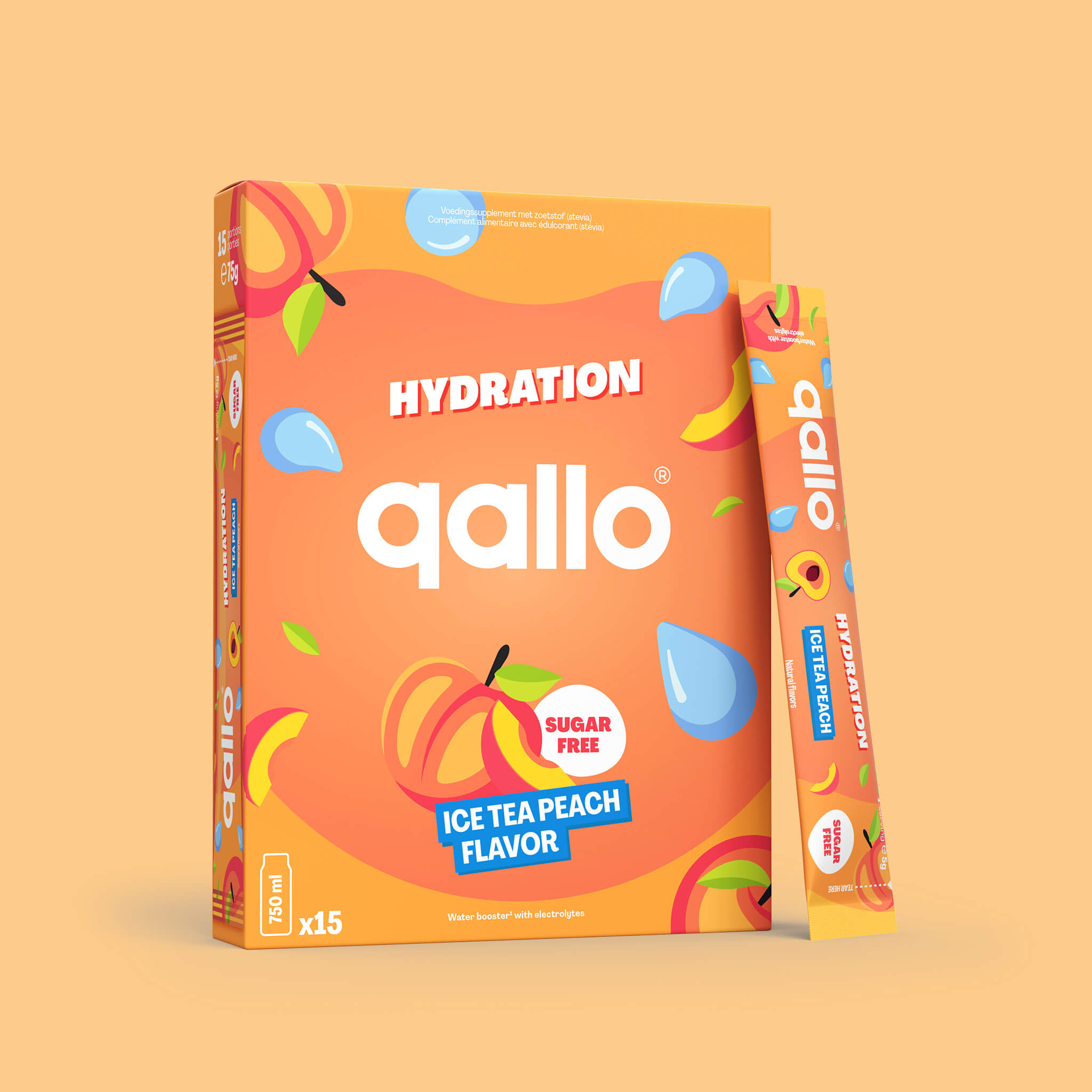 Hydration Ice Tea Peach Sachets