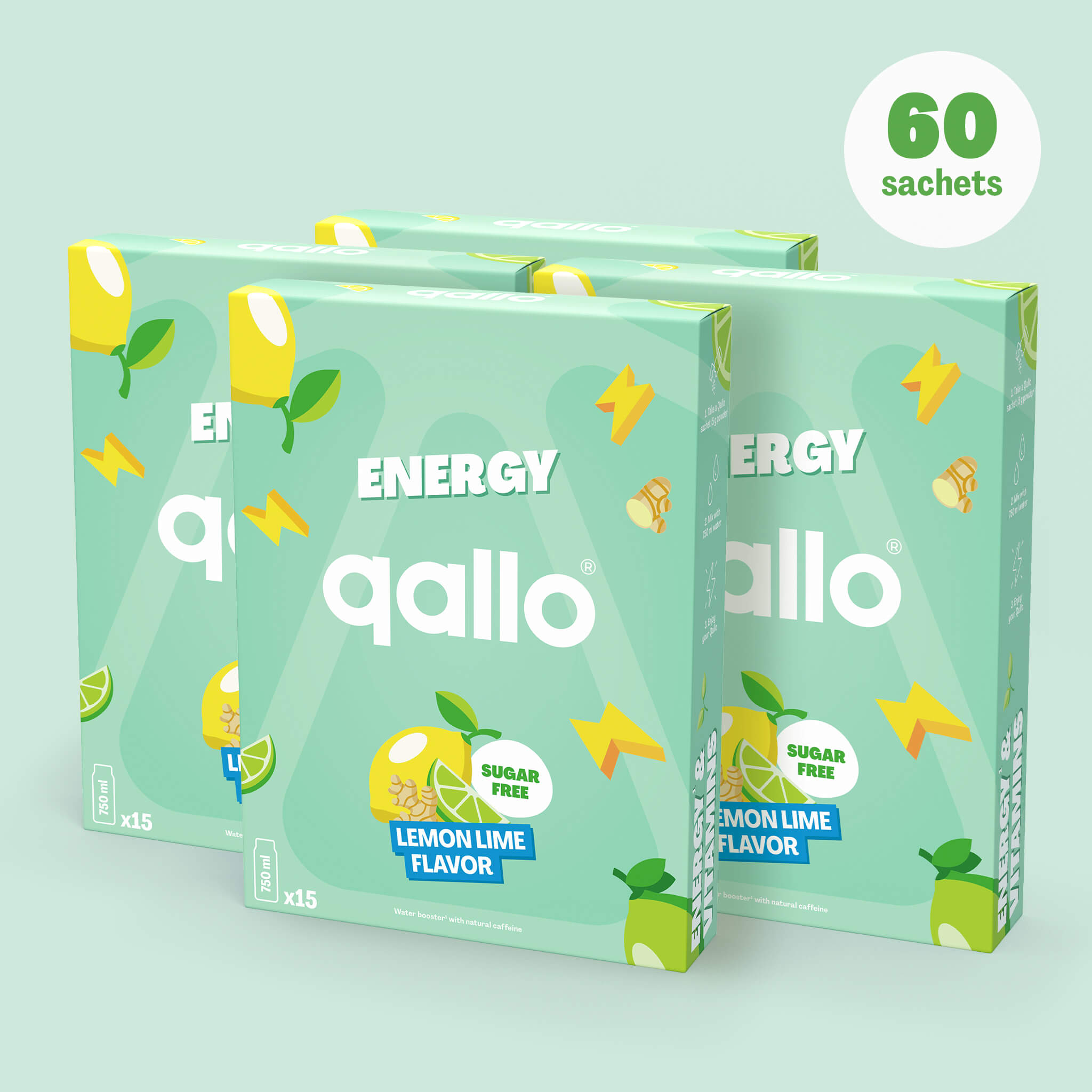 Energy Lemon Lime Sachets