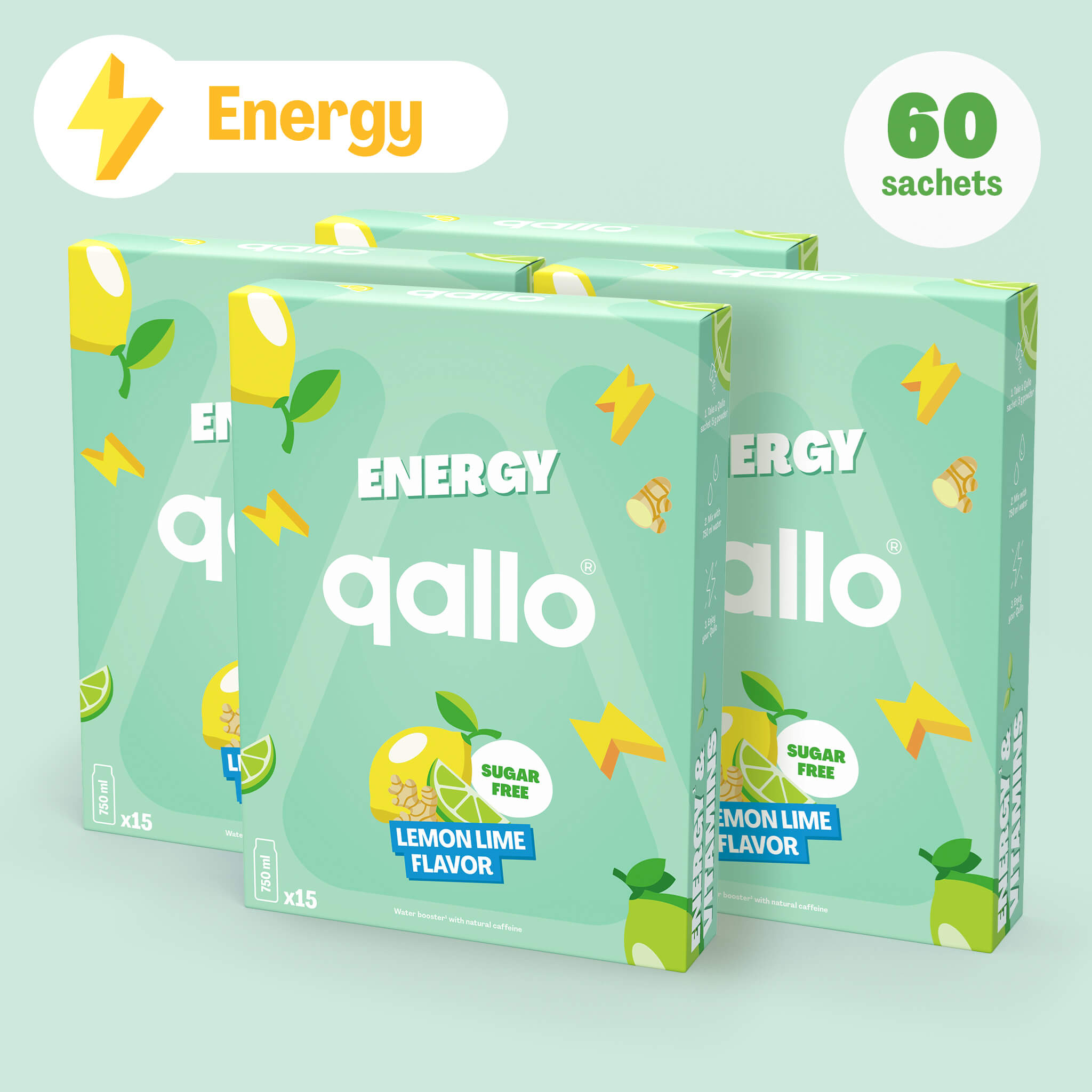 Energy Lemon Lime Sachets