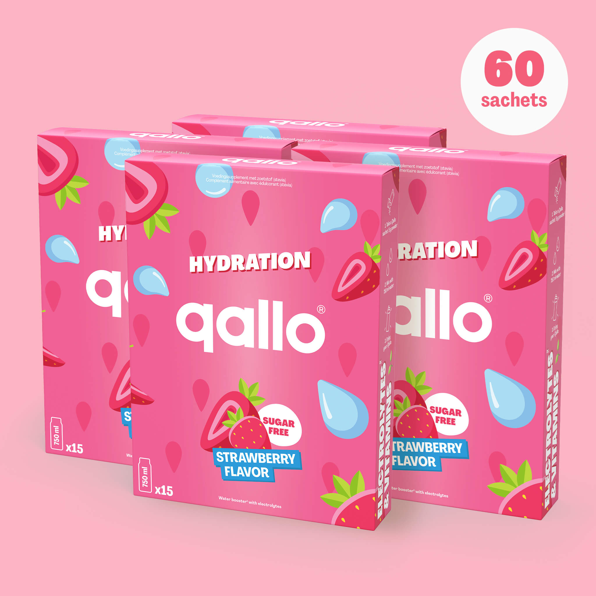 Hydration Strawberry Sachets