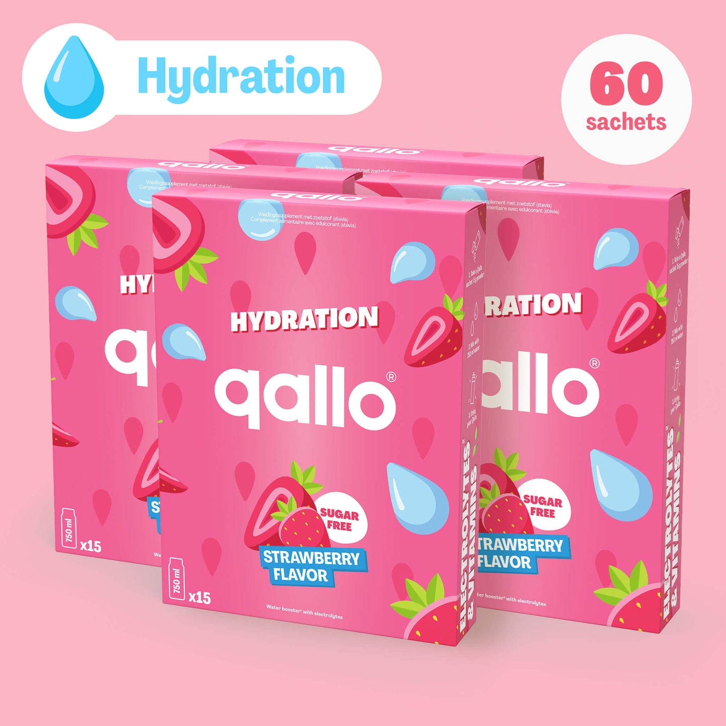 Hydration Strawberry Zakjes