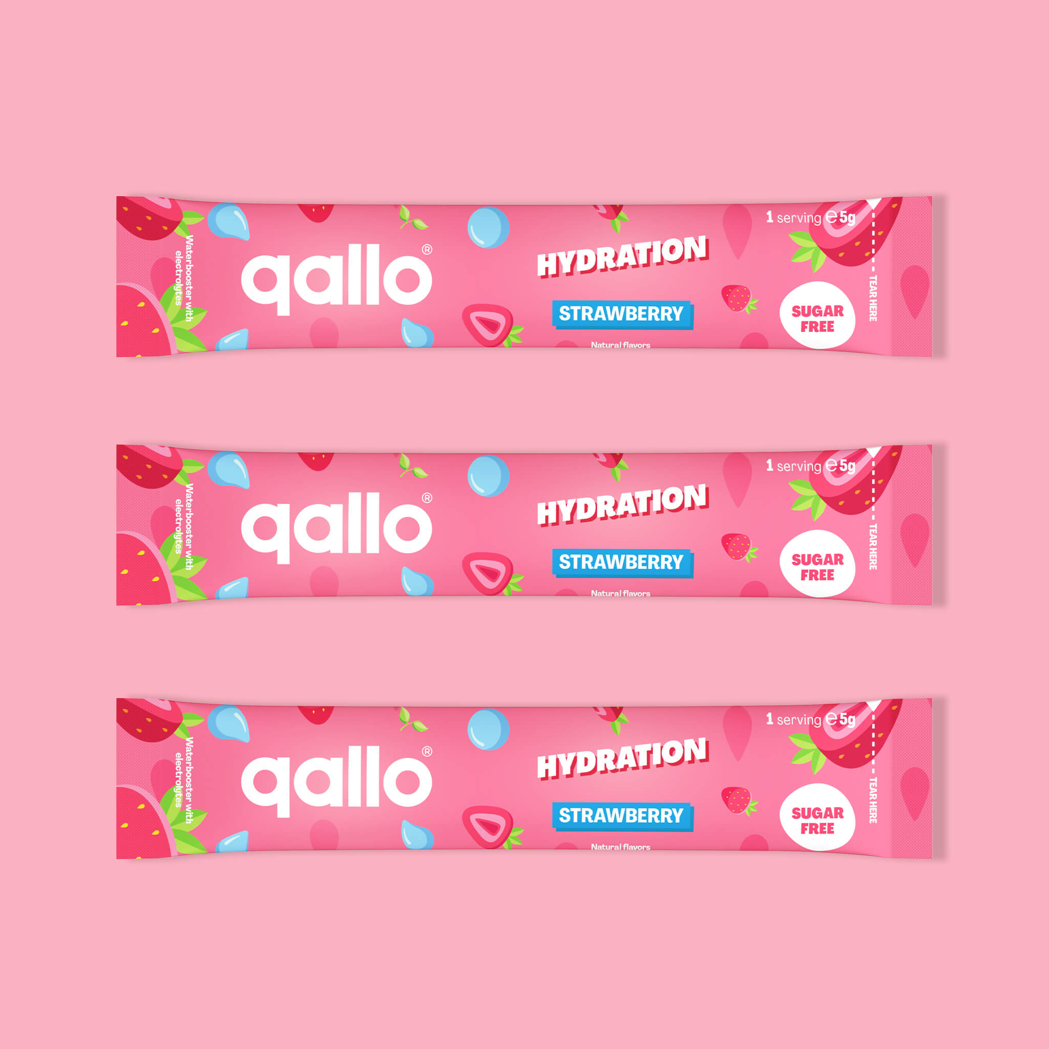 Hydration Strawberry Sachets