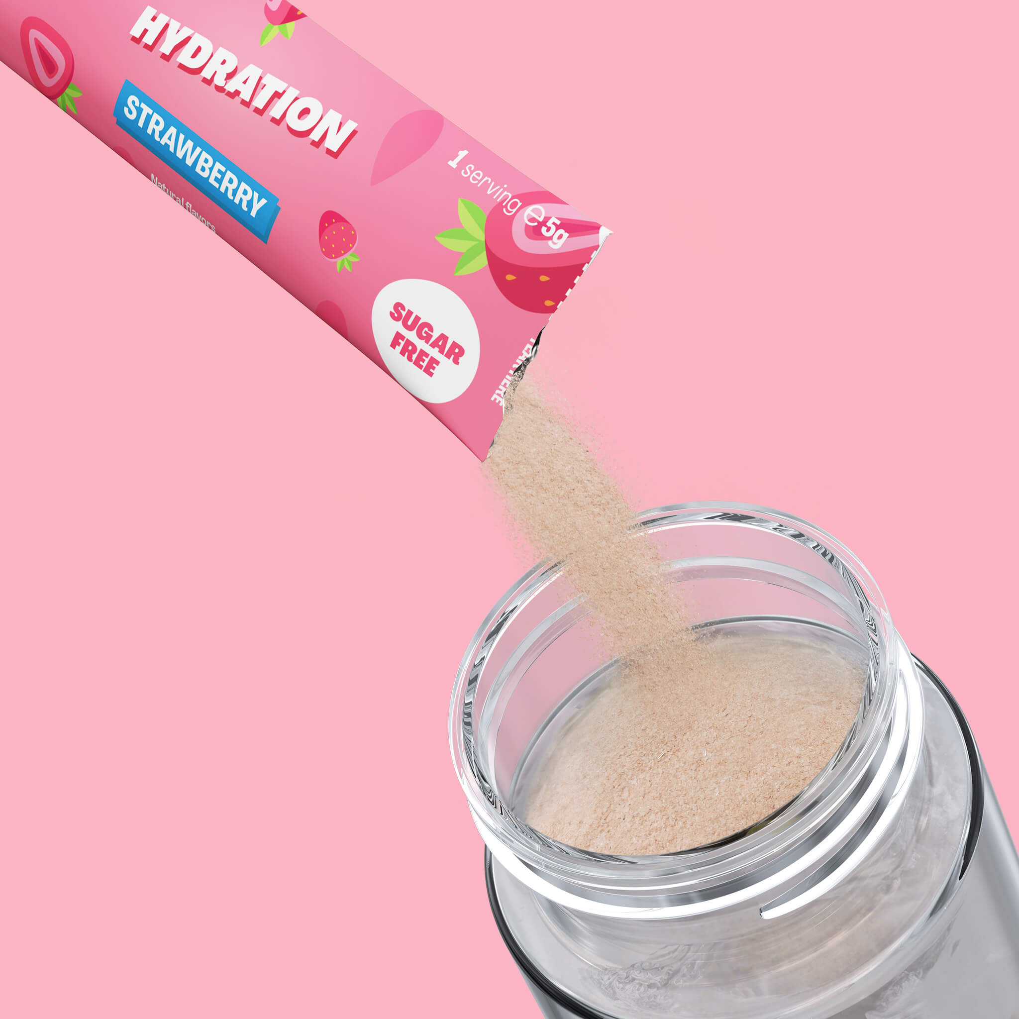 Hydration Strawberry Sachets