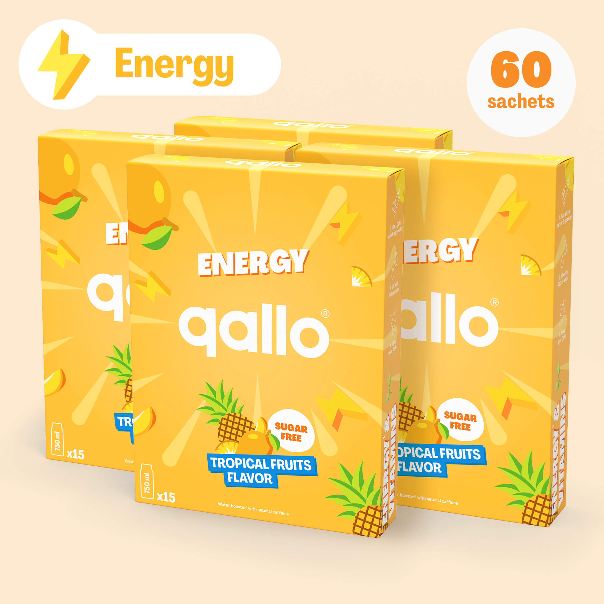 Energy Tropical Fruits Sachets