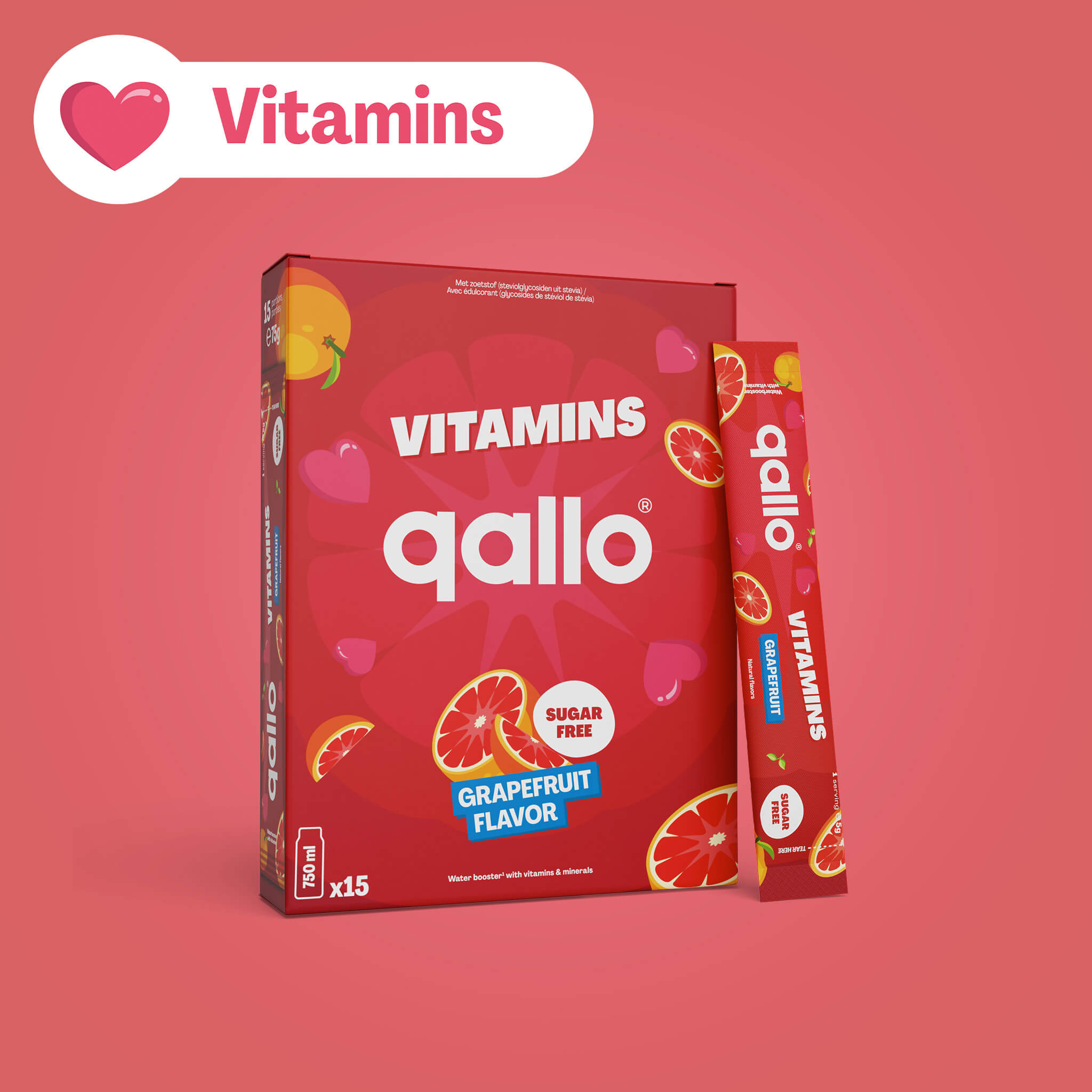 Vitamins Grapefruit Zakjes