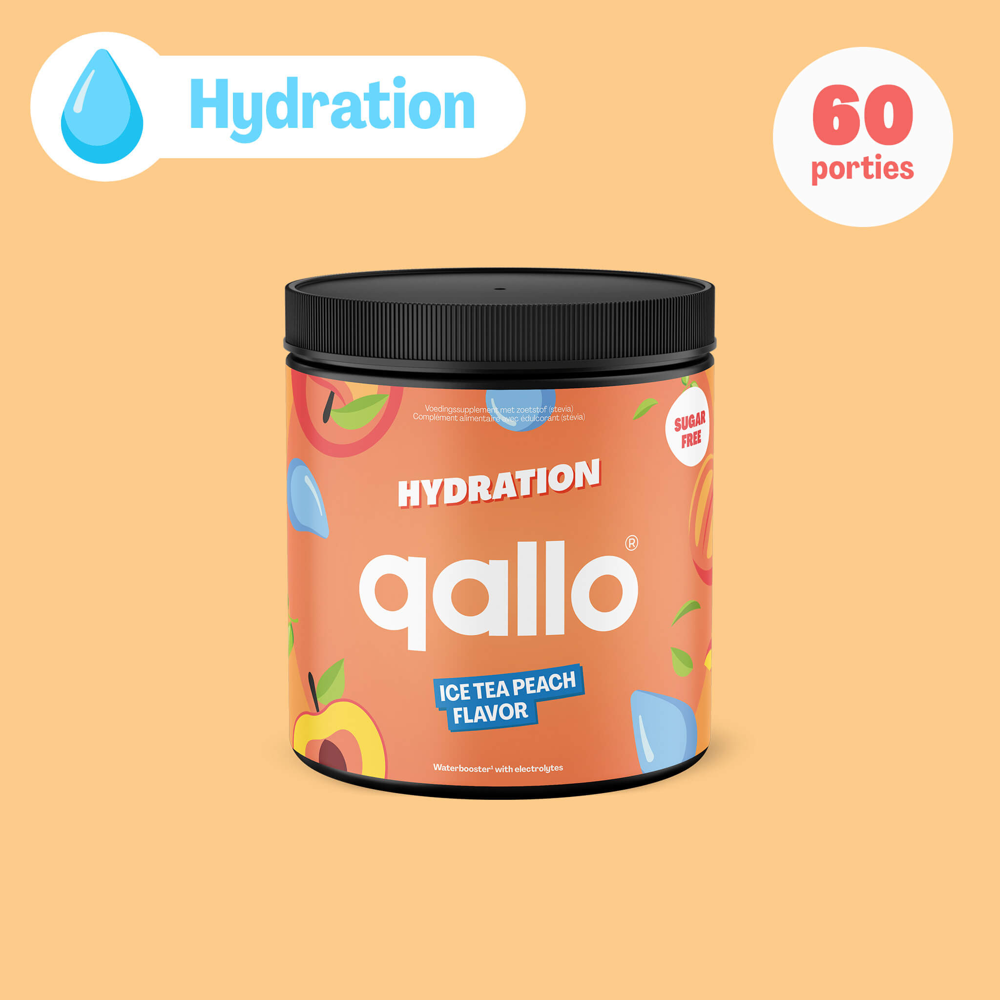 Hydration Ice Tea Peach Tub