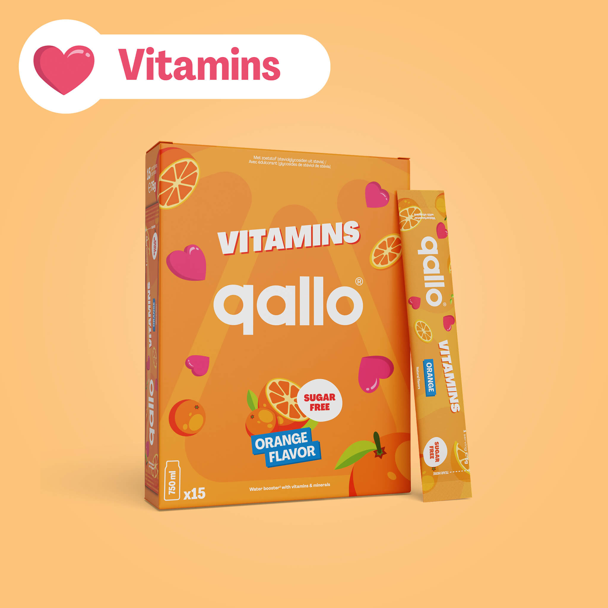 Vitamins Orange Zakjes