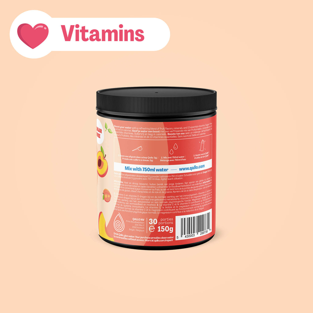 Vitamins Peach Tub