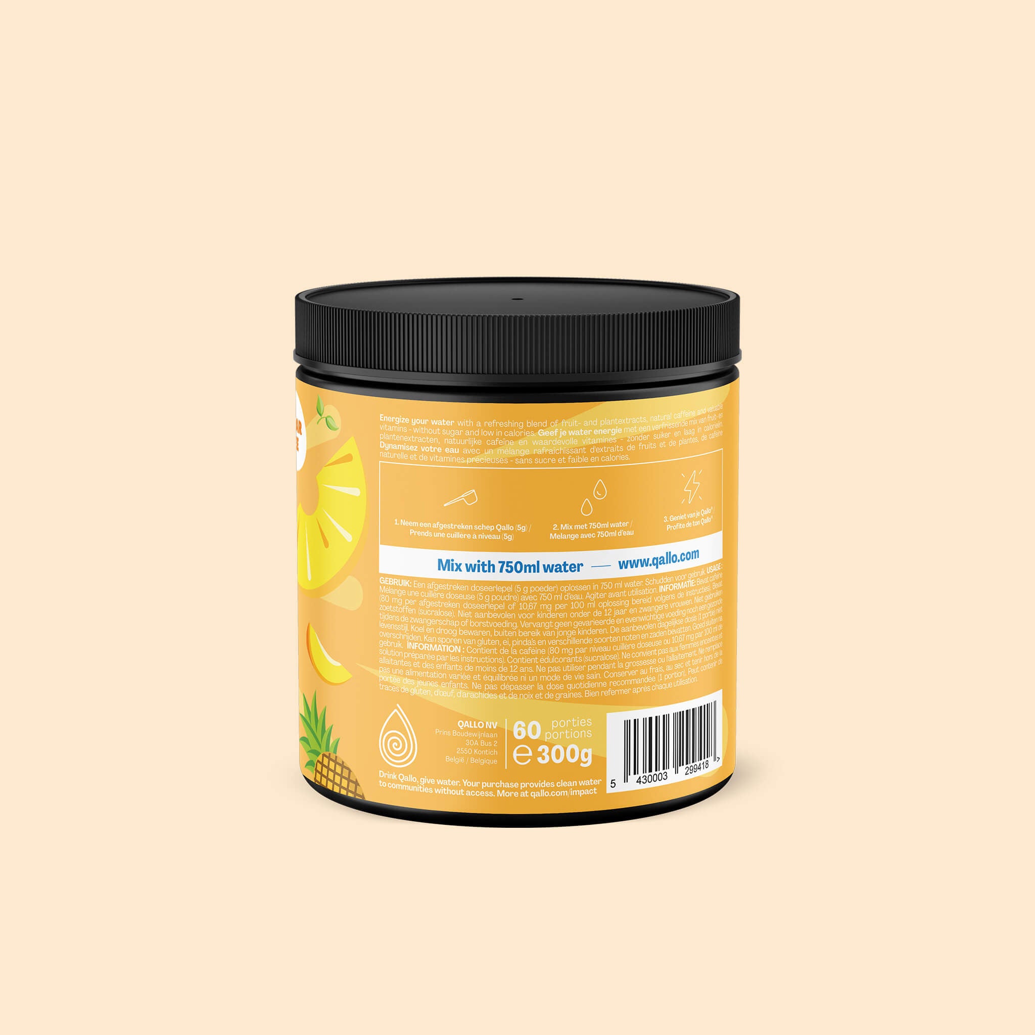 Energy Tropical Fruits Tub
