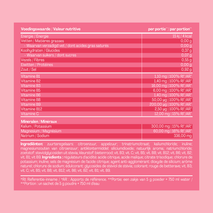 Hydration Strawberry Zakjes