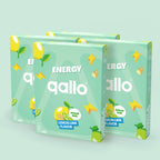 Qallo Energy Lemon Lime sachets, 4 boxes with 60 sachets in total
