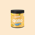 Qallo Energy Tropical Fruits tub, 30 portions, front