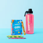 Qallo Hydration Starter Pack with 1.2 L bottle