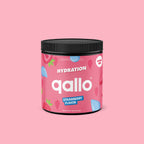 Qallo Hydration Strawberry tub, 60 portions, front