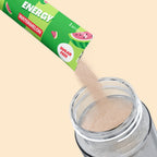 Qallo Starter Combo: sachet poured into a bottle