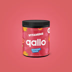 Qallo Vitamins Grapefruit tub, 30 portions, front