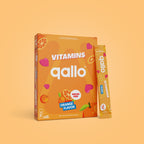 Qallo Vitamins Orange sachets, box of 15 sachets
