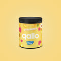 Qallo Vitamins Pineapple tub, 30 portions, front