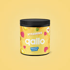 Qallo Vitamins Pineapple tub, 60 portions, front